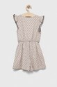 Παιδικές βαμβακερές φόρμες Sisley 4HEPYT005.G.SEASONAL μπεζ SS23