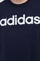 Βαμβακερό μπλουζάκι adidas IC9275 σκούρο μπλε