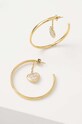 Σκουλαρίκια Guess λευκό JUBE04.018JW