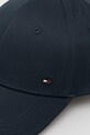 Βαμβακερό καπέλο του μπέιζμπολ Tommy Hilfiger AM0AM12035 σκούρο μπλε SS25
