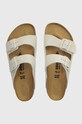 Παντόφλες σουέτ Birkenstock Arizona 1026817.White μπεζ SS24