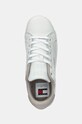 Δερμάτινα αθλητικά παπούτσια Tommy Jeans TJW FLATFORM ESS λευκό EN0EN02518