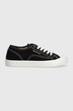 Πάνινα παπούτσια Tommy Jeans TJW FOXING SNEAKER CANVAS EN0EN02588 μαύρο SS24