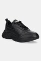 Αθλητικά Puma Cassia SL απομίμηση λείου δέρματος μαύρο 385279