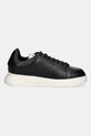 Δερμάτινα αθλητικά παπούτσια Emporio Armani X4X264.XF768.00002 μαύρο SS25