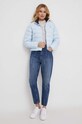 Τζιν παντελόνι Pepe Jeans TAPERED JEANS UHW SPARKLE PL204601 σκούρο μπλε SS24