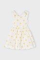Παιδικό βαμβακερό φόρεμα Mayoral 3922.6D.Mini.PPYH μπεζ SS24
