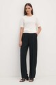 Βαμβακερό πουλόβερ Tommy Hilfiger WW0WW38724 μπεζ AW24