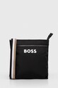 Σακίδιο BOSS υφασμάτινο μαύρο 50511930