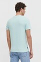 Ρούχα Βαμβακερό μπλουζάκι Superdry M1011245A.9VQ τιρκουάζ