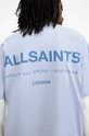 Ρούχα Βαμβακερό μπλουζάκι AllSaints ACCESS SS CREW M038PA μπλε