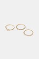 Επιχρυσωμένο δαχτυλίδι Aldo MARVELLOUS 3-pack ζιρκόνια χρυσαφί MARVELLOUS.972
