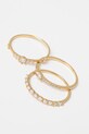 Επιχρυσωμένο δαχτυλίδι Aldo MARVELLOUS 3-pack MARVELLOUS.972 χρυσαφί SS25