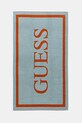 Βαμβακερή πετσέτα Guess τιρκουάζ E5GZ13.SG00P