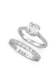 Σετ δαχτυλιδιών Swarovski STILLA 2-pack 2-pack ασημί 5649216