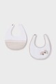 Βρεφική σαλιάρα Mayoral Newborn 2-pack Βρεφικό προϊόν μπεζ 9875.2D.Newborn.PPYH