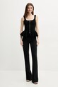 Top Elisabetta Franchi MK49B51E2 μαύρο SS25