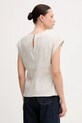 Ρούχα Λευκή μπλούζα Calvin Klein LV044B120G μπεζ