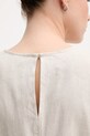 Λευκή μπλούζα Calvin Klein LV044B120G μπεζ