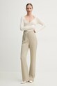 Ζακέτα με μείγμα μετάξι Herskind Gili 5539106 μπεζ SS25