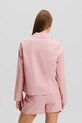 Βαμβακερές πιτζάμες Karl Lagerfeld A1W45004 ροζ SS25