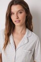 Ρούχα Βαμβακερές πιτζάμες women'secret DAILY FROSTED 3598099 γκρί