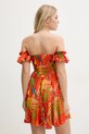 Ρούχα Φόρεμα παραλίας Desigual BAHAMAS DRESS 25SWMW10 πορτοκαλί
