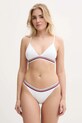 Bikini top Tommy Hilfiger UW0UW05805 λευκό SS25