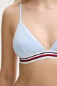 Bikini top Tommy Hilfiger μπλε UW0UW05805