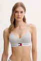 Σουτιέν Tommy Hilfiger πλεκτό ύφασμα γκρί UW0UW05715