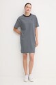Βαμβακερό φόρεμα Tommy Hilfiger UW0UW05937 σκούρο μπλε SS25