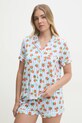 Πιτζάμα Kate Spade πλεκτό ύφασμα μπλε KSI12736