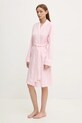 Ρόμπα Lauren Ralph Lauren πλεκτό ύφασμα ροζ ILN42409