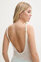Βαμβακερό φόρεμα παραλίας Abercrombie & Fitch KI111.5030.178 μπεζ