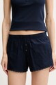 Βαμβακερή πιτζάμα σορτς Hollister Co. βαμβάκι σκούρο μπλε KI346.5039.200