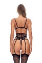 Ζαρτιέρα GOD SAVE QUEENS GISELLE SUSPENDER GSQ.110.130 μαύρο SS25