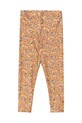 Παιδικό κολάν κολύμβησης Tinycottons GARDEN LEGGINGS SS25.288 πορτοκαλί SS25