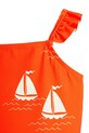 Κοριτσίστικα Ολόσωμο παιδικό μαγιό Mini Rodini Sailing boats 2528010042 πορτοκαλί