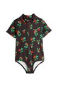 Ολόσωμο παιδικό μαγιό Mini Rodini Lingonberries 2528010299 μαύρο SS25
