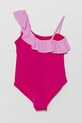 Ολόσωμο παιδικό μαγιό United Colors of Benetton 3L030I00O.G.Seasonal μωβ SS25