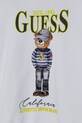 Αγορίστικα Παιδική βαμβακερή μπλούζα Guess L5RQ06.KAD74.PPYA λευκό