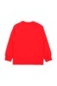 Παιδική βαμβακερή μπλούζα Diesel SMACSISOD OVER SWEAT-SHIRT J02024 κόκκινο SS25