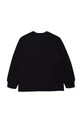 Παιδική βαμβακερή μπλούζα Diesel SMACSISOD OVER SWEAT-SHIRT J02024 μαύρο SS25