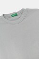 Αγορίστικα Παιδική βαμβακερή μπλούζα United Colors of Benetton 3UNIG10II.P.Seasonal γκρί