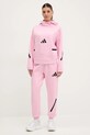 Μπλούζα adidas Z.N.E. JD5992 ροζ SS25