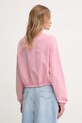 Ρούχα Βαμβακερή μπλούζα United Colors of Benetton 39BLD109O ροζ