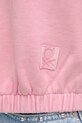 Βαμβακερή μπλούζα United Colors of Benetton 39BLD109O ροζ
