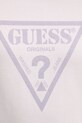 Βαμβακερή μπλούζα Guess Originals μωβ W5GQ03.K68I4