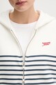 Βαμβακερή μπλούζα Tommy Jeans λευκό DW0DW20303