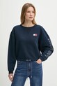 Βαμβακερή μπλούζα Tommy Hilfiger SAILING χωρίς κουκούλα σκούρο μπλε WW0WW46764